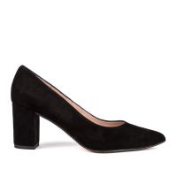 zapato tacon ante negro