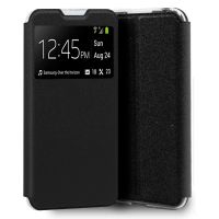 cool funda flip cover liso negro para tcl 20 5g
