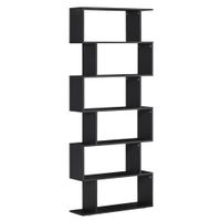estanteria libreria 80x24x191 cm negro