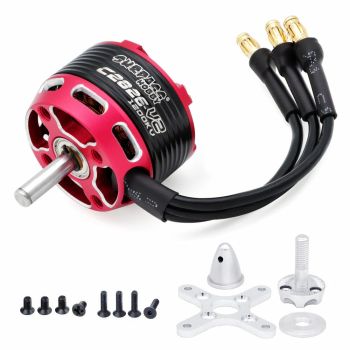 MOTOR sin escobillas outrunner SURPASS-HOBBY C28 serie V2 C2826 1000KV/1200KV/1350KV/1900KV 2-3S para aviones RC