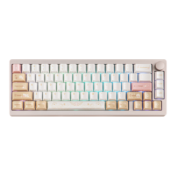 Juego de teclas EPOMAKER Opalux, 134 teclas con diseño de concha marina, perfil de cereza PBT, estilo MX, compatibles con teclado para juegos con diseño ANSI/ISO