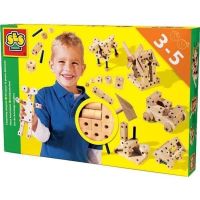 ses creative kit de construccion de madera joven carpintero 46 piezas