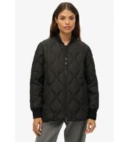 superdry para mujer w5011931a chaqueta short quilted liner negro m casual poliester