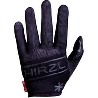 hirzl guantes grippp comfort ff all black - guantes de ciclismo largos