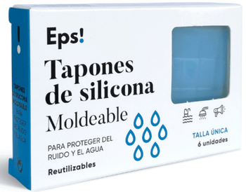 EPS! Tapón Silicona Moldeable Talla U 6 uds