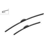 retrofit flat wiper blade set ar652s with spray nozzle