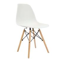 pack 4 sillas comedor nordicas estilo vintage color blanco patas haya 83x51x47 cm