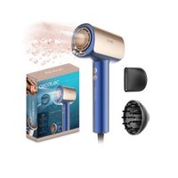 cecotec secador de pelo brushless de ultima generacion dryglam nano plasma blue potencia de 110000 rpm y 1600w
