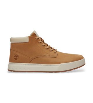 Timberland para hombre. TB0A69FNA4I1 Zapatillas de Piel Mid Lace Up Sneaker marrón (45), Plano, Cordones, Casual