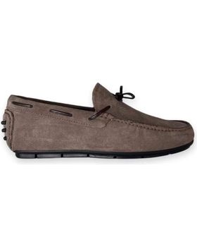 de DUCA DI MORRONE MOCASINES DE ANTE DUCA DI MORRONE EDOARDO MARRÓN TOPO BROWN
