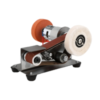 lijadora de banda 120w 9000rmin ideal para lijado de madera y metal incluye rueda pulidora rueda lijadora 20 bandas lijadoras llave hexagonal y anillos