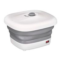 masajeador de pies plegable con 4 rodillos de silicona 95l de capacidad y 400w de potencia 38x35x14 cm color negro