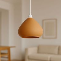 lampara de techo modelo gokai bbb beige cable de seda trenzado blanco embellecedor floron de techo blanco luz led e27
