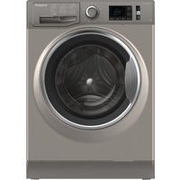 hotpoint activecare nm11 845 gc a uk 8 kg 1400 spin washing machine - graphite graphite