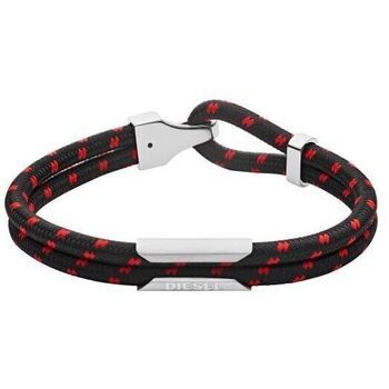Diesel Pulseras DX1235-BLACK/SILVER para hombre