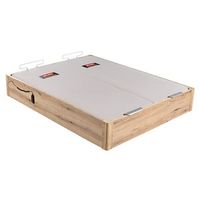 canape electrico 160x200 pikolin design roble 31cm tapa doble montaje incl