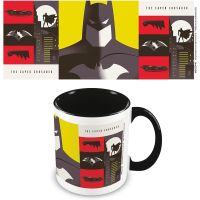 taza batman el cruzado de la capa colores dc ceramica 320 mls
