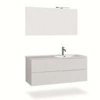 composicion bano lavabo derecha 4 piezas venere blanco mate en mdf