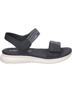 Sandalias Planas Para Mujer Amarpies Abz26586 Azul Marino 41