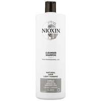 NIOXIN 3D Care System System 1 Step 1 Cleanser Shampoo: For Natural Hair With Light Thinning 1000ml