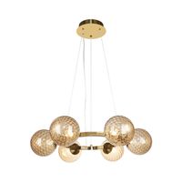 lampara de techo andreza 22w led 1600lm 2700k alregxd68cm bronze