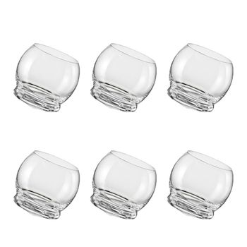 Vasos culbuto transparentes 390 ml - lote de 6