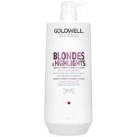 goldwell dualsenses blonde and highlights anti-yellow shampoo 1000ml