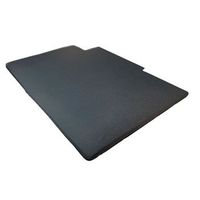 colchon para renault trafic - 8cm de grosor con hr 30kgm3 y 3cm de viscoelastica - negro