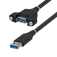 cable usb startechcom de montaje en panel usb-a 2m 5gbps usb 32 gen 1