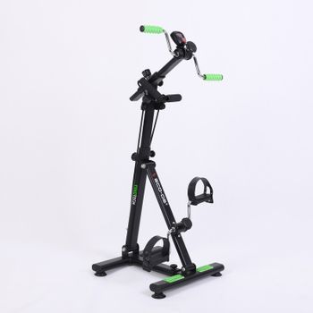 Ejercitador Ajustable Para Piernas Y Brazos Ecode® Fisiotech, Con Rodillos De Masaje Y Pantalla Lcd, Uso Analógico, Regulable En Anchura Y En Altura Eco-806