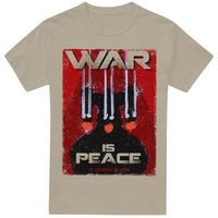 star trek camiseta war is peace para hombre