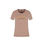 ea7 para mujer 7w000777af10373 camiseta eagle logo crossover beige xxs casual algodon manga corta