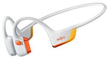 Casco bluetooth shokz openrun pro 2 blanco naranja edicion kipchoge