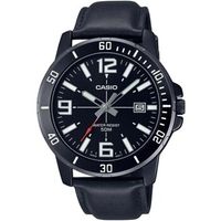 casio reloj analogico mtpvd01bl1b para hombre