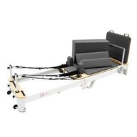 reformer de pilates plegable de aluminio con funda y accesorios