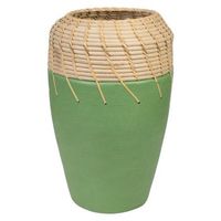 florero ceramica verderattan