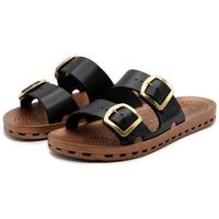 sensi sandalias la jolla moka-001 nero para hombre