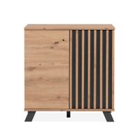 aparador 2 puertas decoracion roble artesanal l80 cm