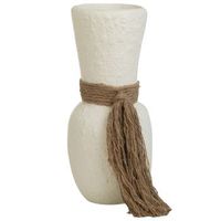 florero ceramica atado cuerda
