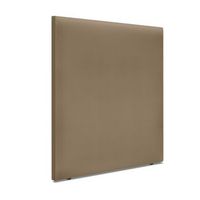cabecero de polipiel liso hasta el suelo 105x120cm camas 105 - marron claro