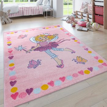 Alfombra infantil Prinzessin lillifee rosa 120x170 cm