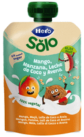 hero solo bolsita de mango manzana leche de coco y avena 6m 100 gr