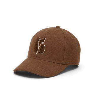 BA&SH para mujer. 2H26HUGO Gorra Hugo marrón (OSFA), Casual, Poliéster