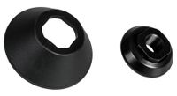 hubguard non driveside rear hubguard black
