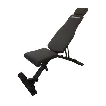 BEHUMAX - Comfy Bench banco de musculación compacto acolchado ideal para ejercicios de fuerza básicos