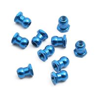 10 tuercas de cabeza esferica de aleacion de aluminio de 5 mm para modelos de vehiculos de coche rc tamiya 110 piezas