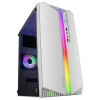 mars gaming mc-s1 caja pc micro-atx ultra-compacta argb 12 modos usb 30 ventana blanco