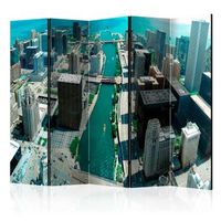 biombo - urban architecture of chicago ii 225x172 cm