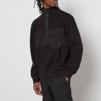 boss orange tech quarter zip jersey sweatshirt - m