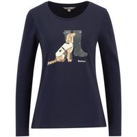 barbour camiseta manga larga hedley ls t-shirt para mujer